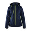 Lichtgewicht winterjas Dames 4972 - Donker marineblauw/High Vis Geel