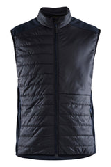 Gevoerde bodywarmer 3863 - Zwart/Donker marineblauw