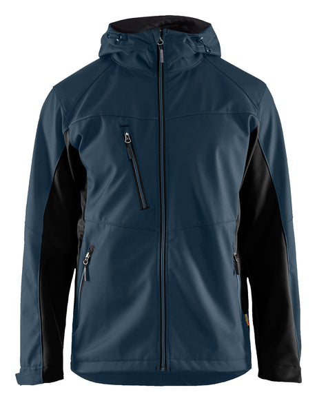 Softshell jack 4753 - Donker marineblauw/Zwart