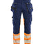 Werkbroek High-Visibility 1130 - Marineblauw/Oranje