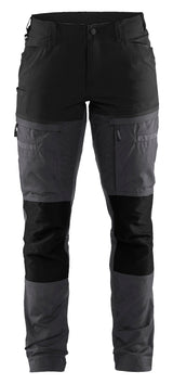 Service Werkbroek Stretch Dames 7166 - Medium grijs/Zwart