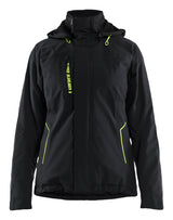 Winterjas Dames 4408 - Zwart/High Vis Geel