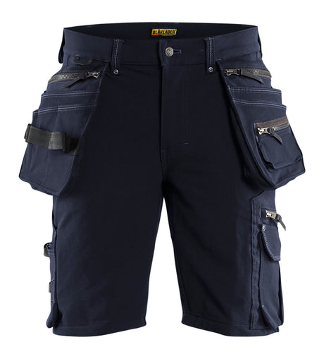 Werkshort 1988 - Donker marineblauw/Zwart