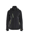 Shell Jack Stretch 4483 - Zwart/High Vis Geel