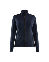 Microfleecevest Dames 4766 - Donker marineblauw/Zwart