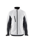 Softshell Jack 4950 - Wit/Donkergrijs
