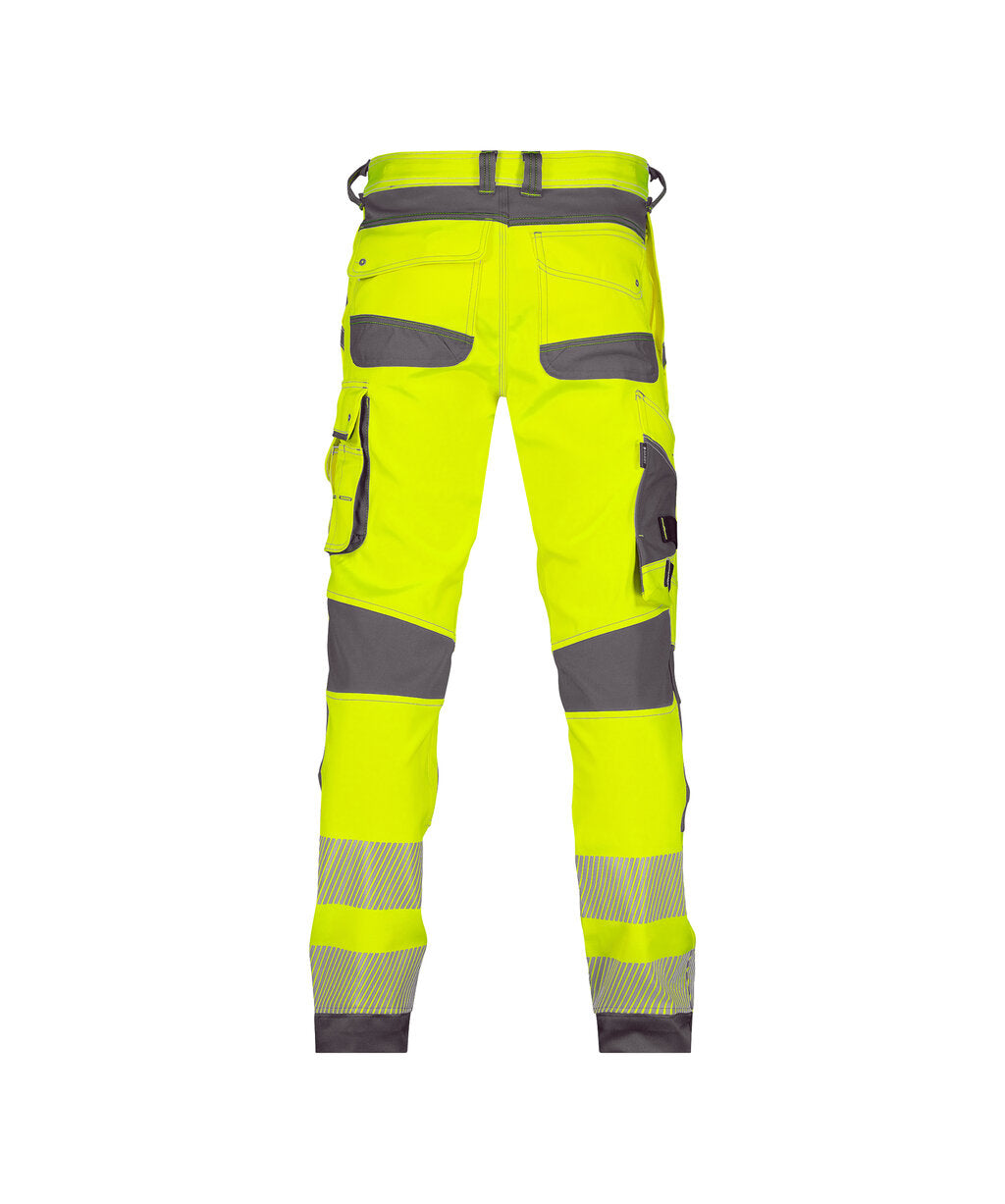High-Visibility Werkbroek Aruba - Fluogeel/Cementgrijs