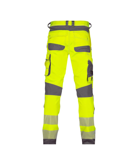 High-Visibility Werkbroek Aruba - Fluogeel/Cementgrijs