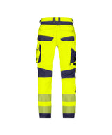 High-Visibility Werkbroek Aruba - Fluogeel/Marineblauw