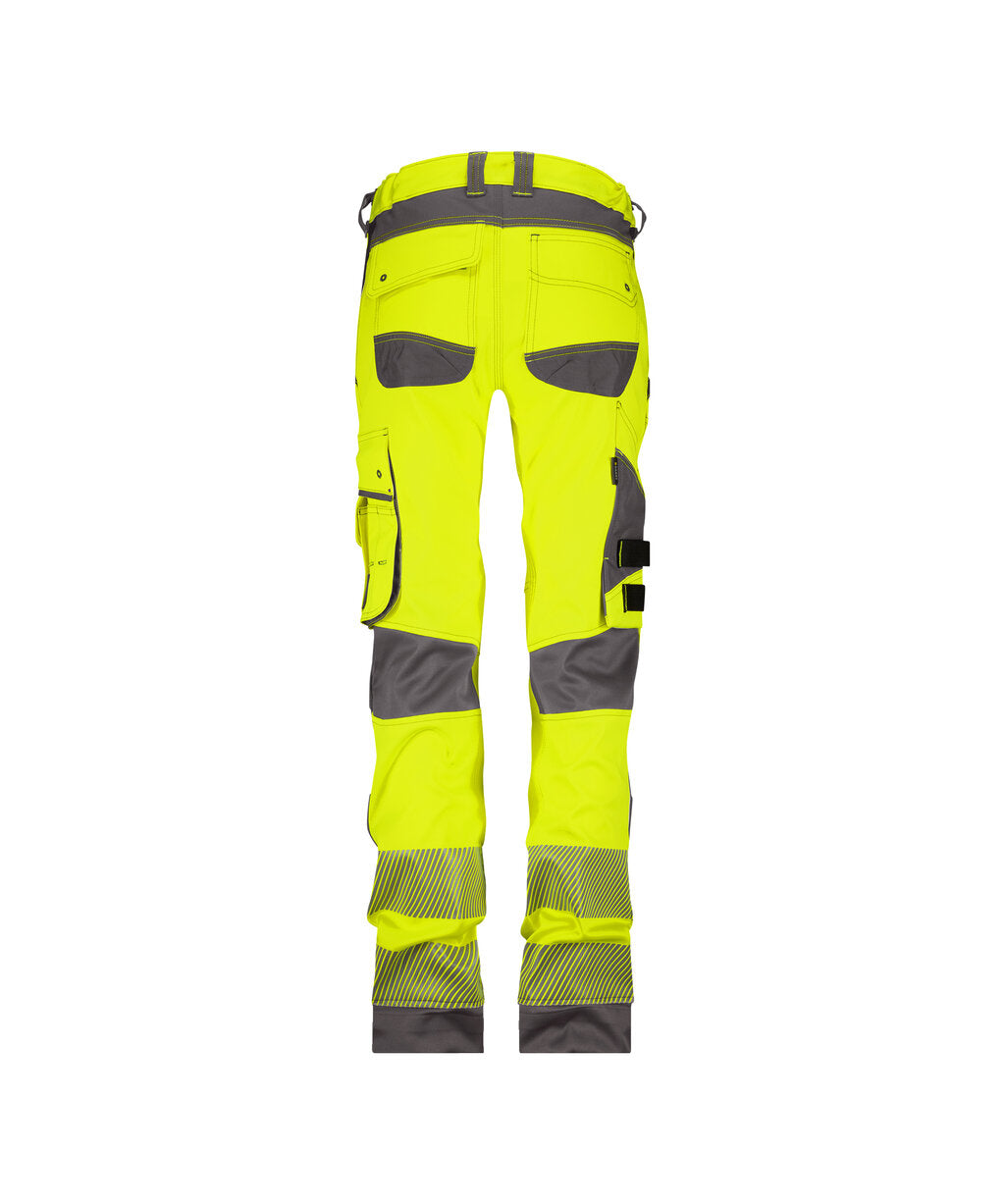 High-Visibility Broek Aruba Dames - Fluogeel/Cementgrijs