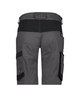 Werkshort Axis Next Dames - Antracietgrijs/Zwart