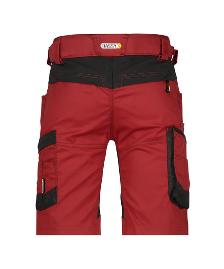 Werkshort Axis - Rood/Zwart