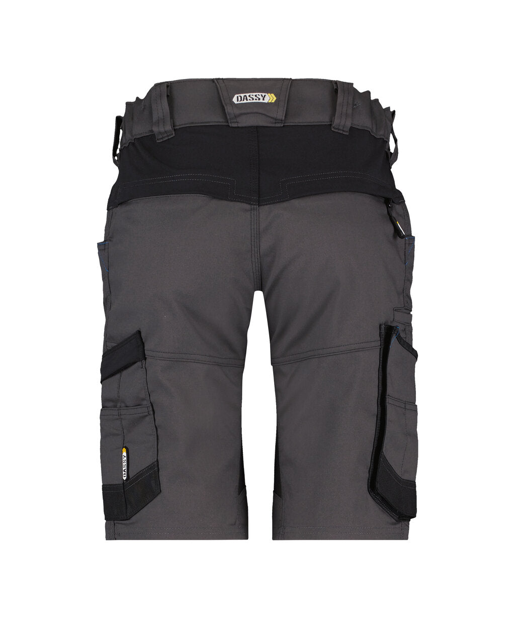 Werkshort Axis Dames - Antracietgrijs/Zwart