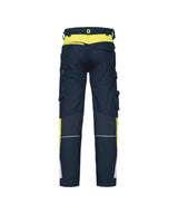 Werkbroek Canton - Nachtblauw/Fluogeel