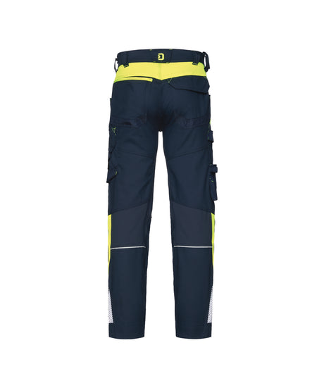 Werkbroek Canton - Nachtblauw/Fluogeel