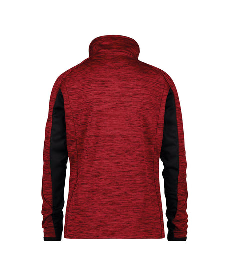 Midlayervest Convex Dames - Rood/Zwart