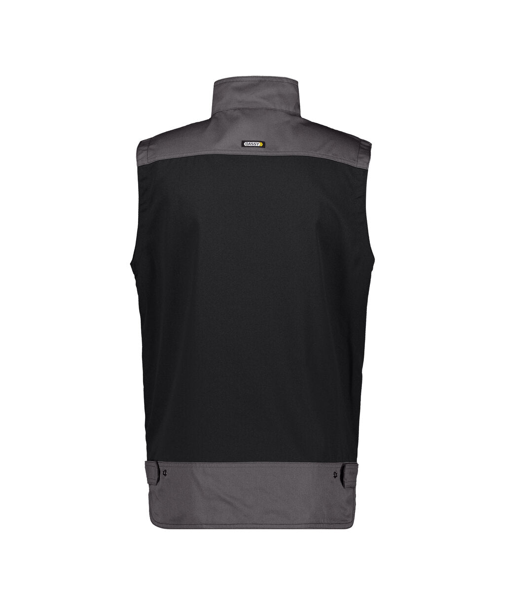 Bodywarmer Faro - Zwart/Cementgrijs
