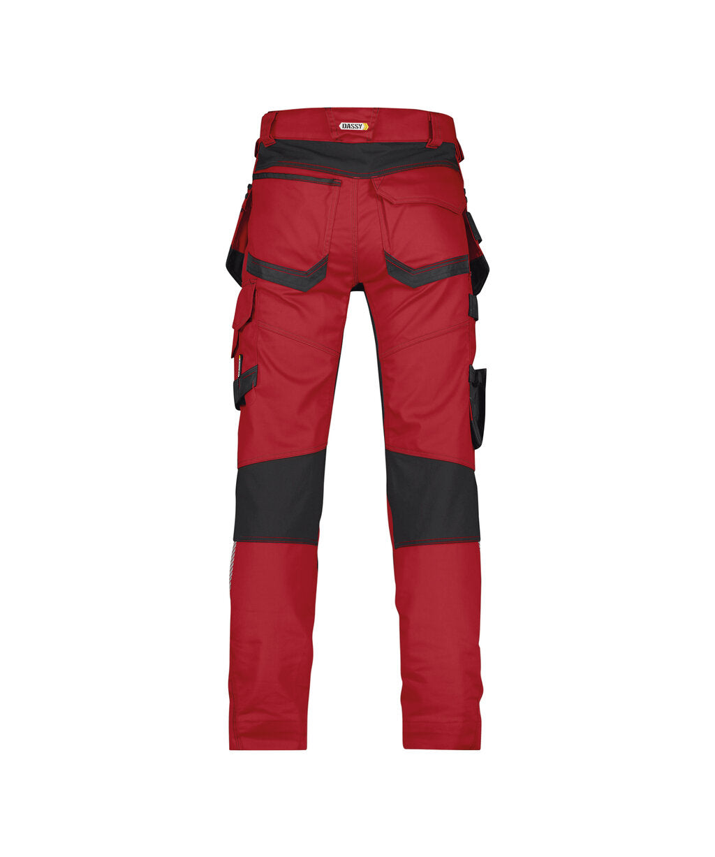 Holsterzakkenbroek Flux - Rood/Zwart