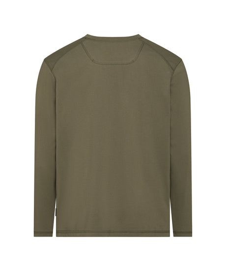T-shirt met lange mouwen Fund - Kakigroen