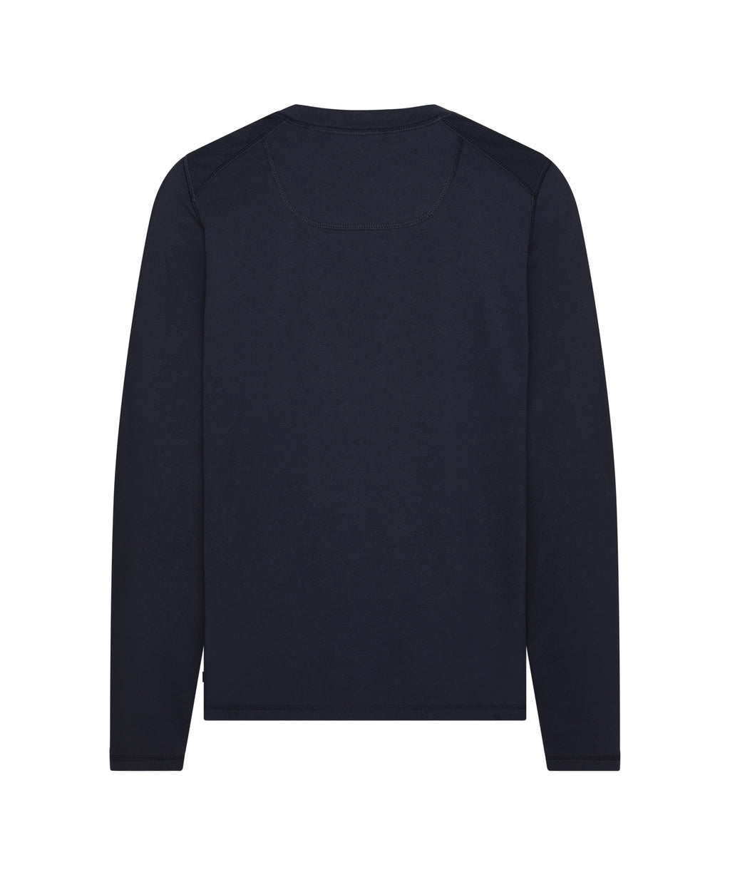 T-shirt Lange Mouwen Fund Dames - Nachtblauw