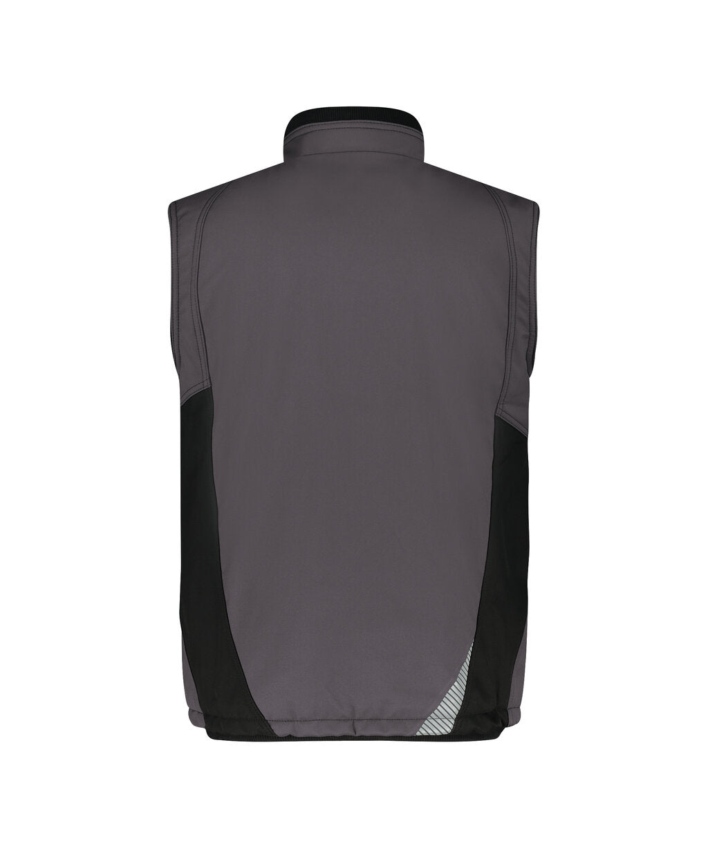 Softshell bodywarmer Fusion - Antracietgrijs/Zwart