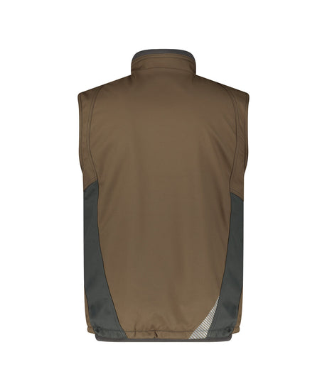 Softshell bodywarmer Fusion - Leembruin/Antracietgrijs