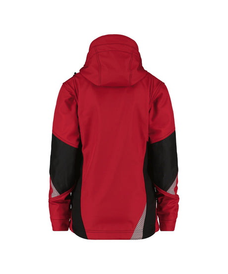 Softshelljas Gravity Dames - Rood/Zwart
