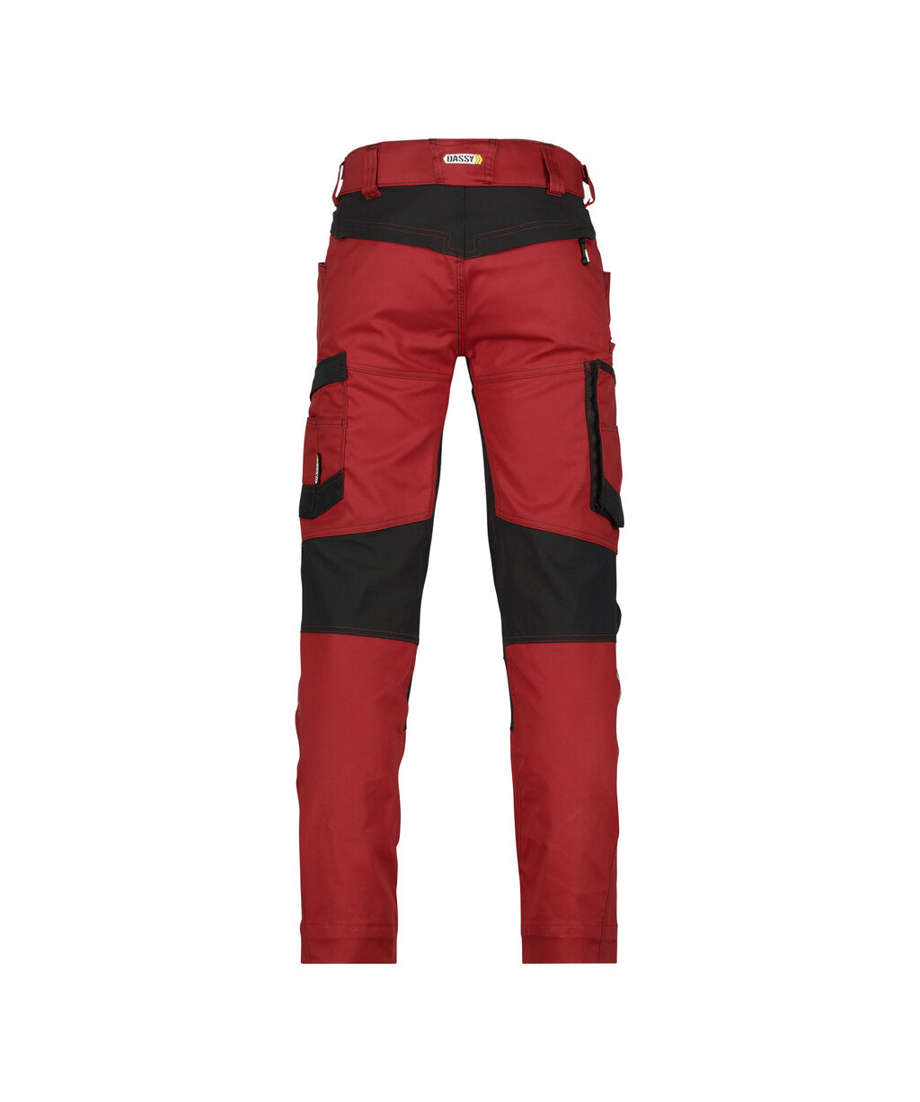 Werkbroek Helix - Rood/Zwart