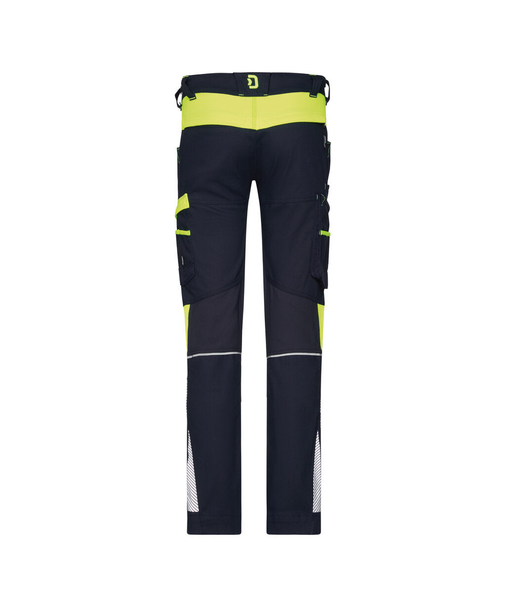 Werkbroek Hong Kong - Nachtblauw/Fluogeel