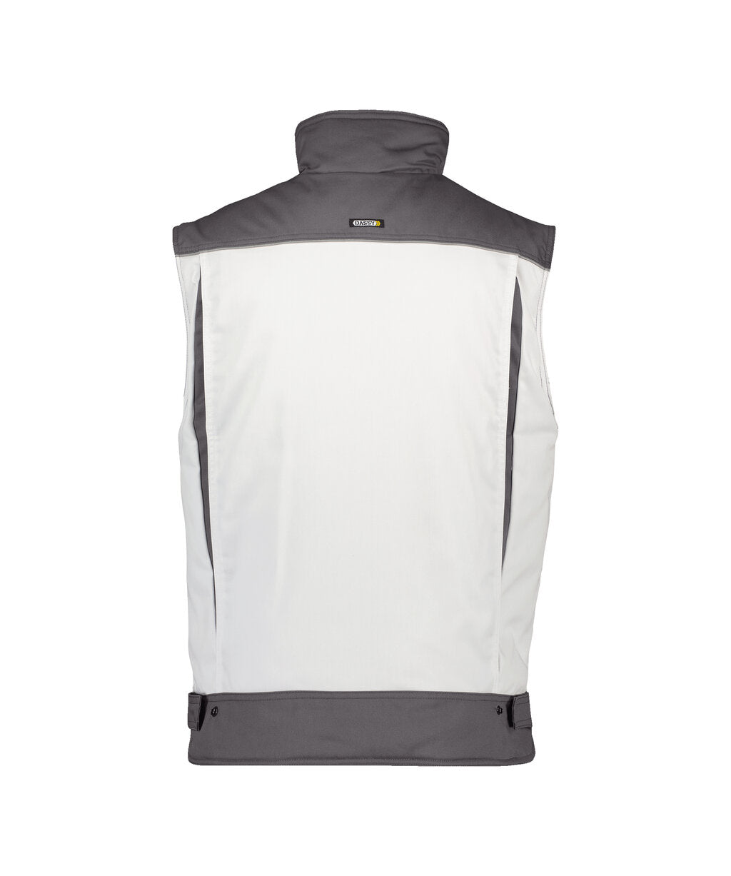 Bodywarmer Hulst - Wit/Cementgrijs