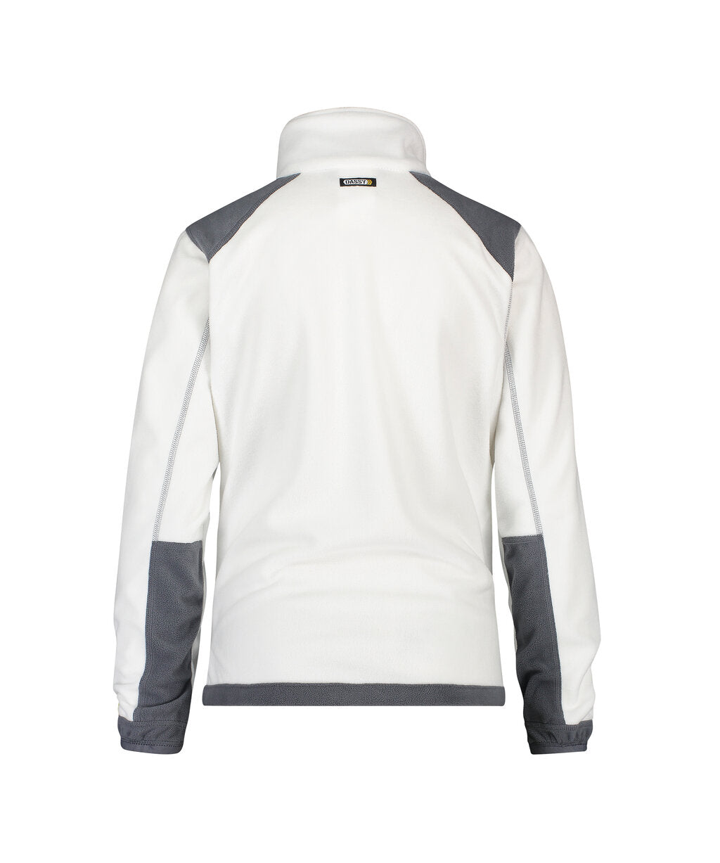 Fleecevest Kazan Dames - Wit/Cementgrijs