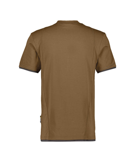 T-shirt Kinetic - Leembruin/Antracietgrijs