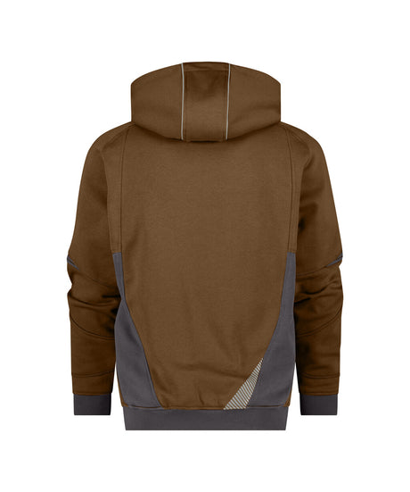 Hoodie Lunax - Leembruin/Antracietgrijs