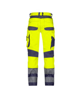 High-Visibility Werkbroek Minnesota - Fluogeel/Marineblauw