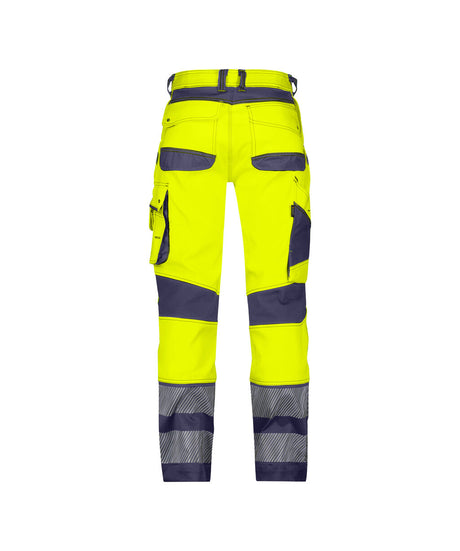High-Visibility Werkbroek Minnesota - Fluogeel/Marineblauw