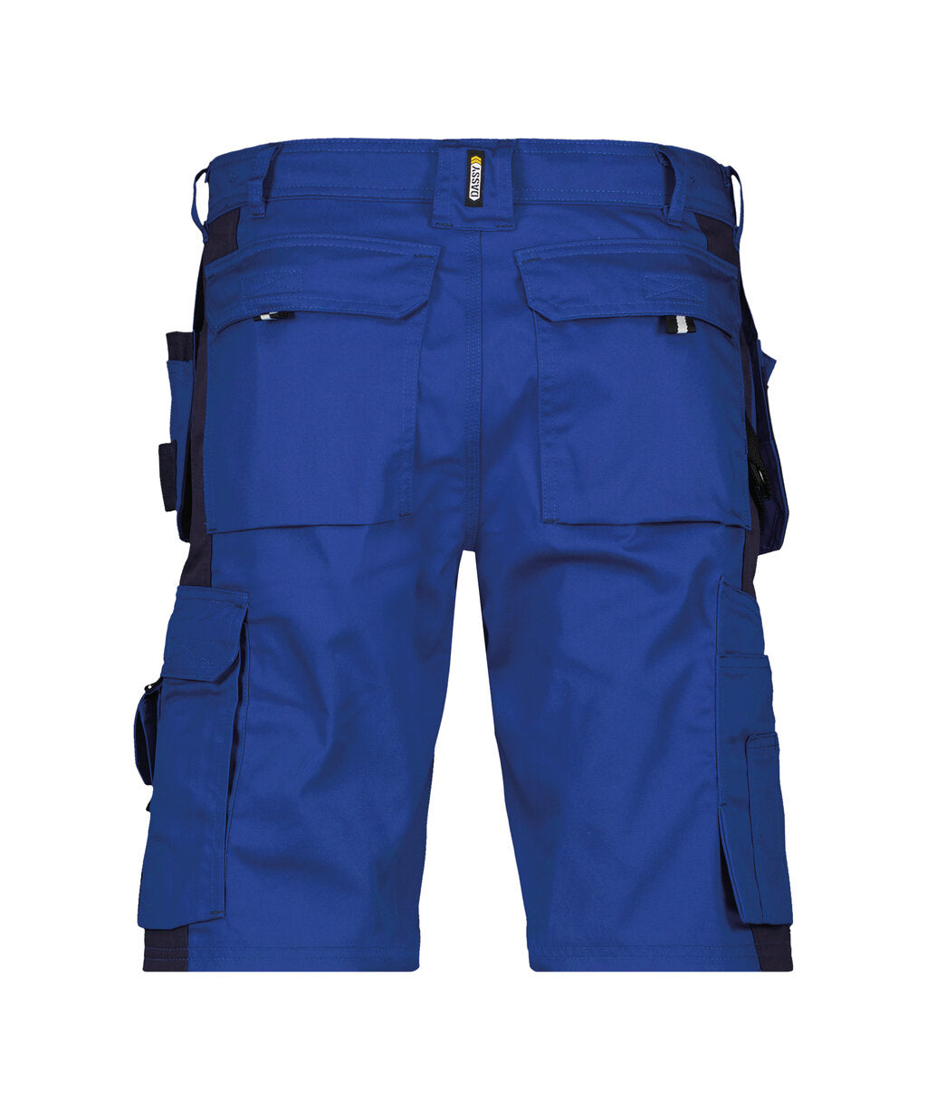 Werkshort Monza - Korenblauw/Marineblauw