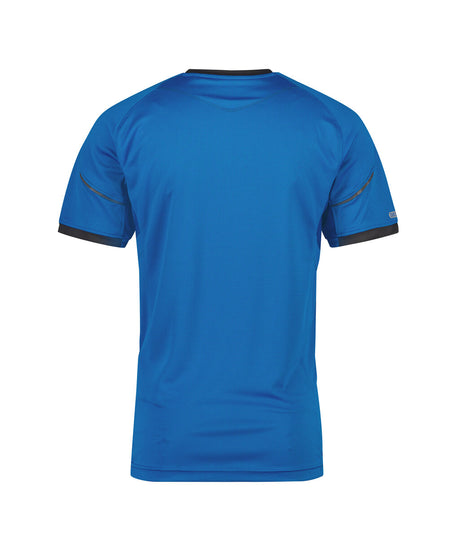 T-Shirt Nexus - Azuurblauw/Antracietgrijs