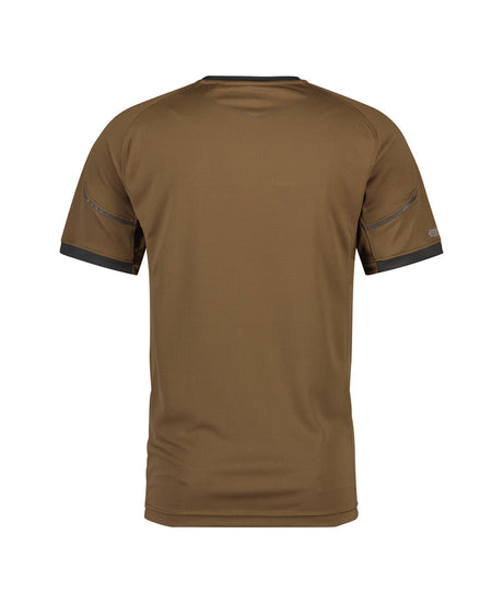 T-Shirt Nexus - Leembruin/Antracietgrijs
