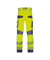 High-Visibility Broek Odessa - Fluogeel/Marineblauw