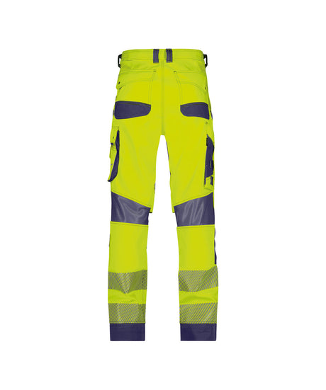 High-Visibility Broek Odessa - Fluogeel/Marineblauw