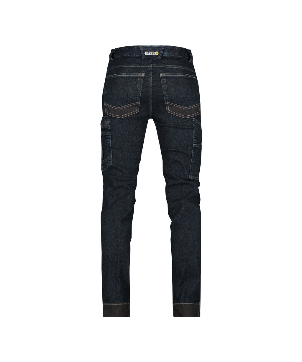 Werkjeans Osaka - Jeansblauw/Zwart