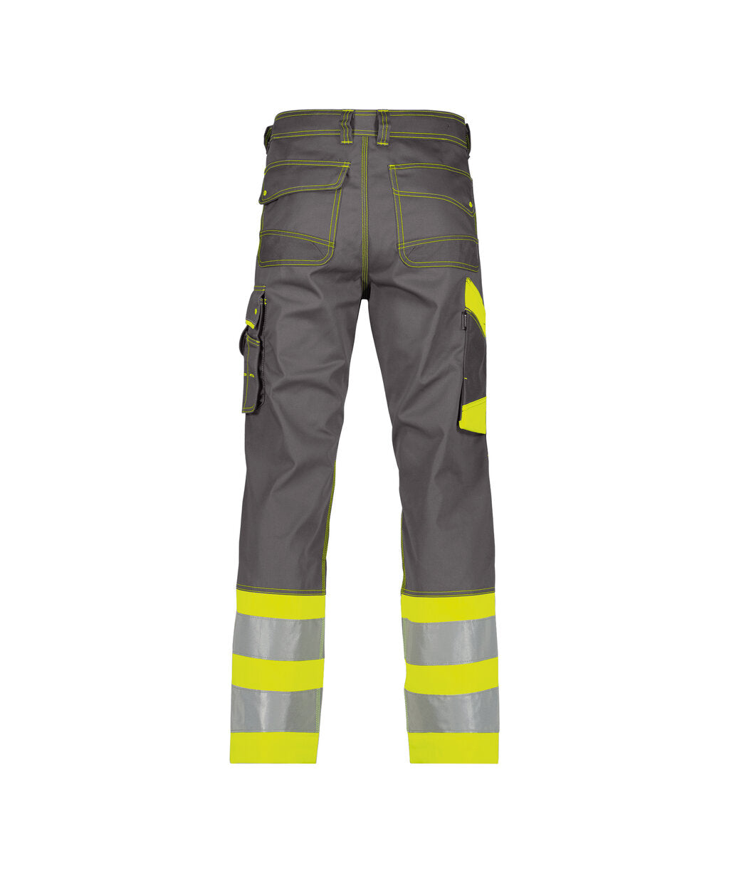 High-Visibility Werkbroek Phoenix - Cementgrijs/Fluogeel