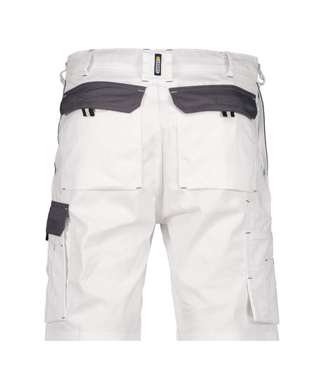 Werkshort Roma - Wit/Cementgrijs