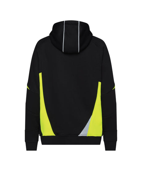 Hoodie Santos Dames - Zwart/Fluogeel