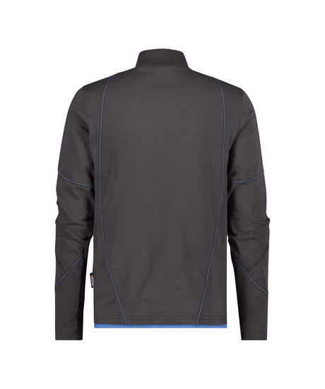 T-shirt met lange mouwen Sonic - Antracietgrijs/Azuurblauw