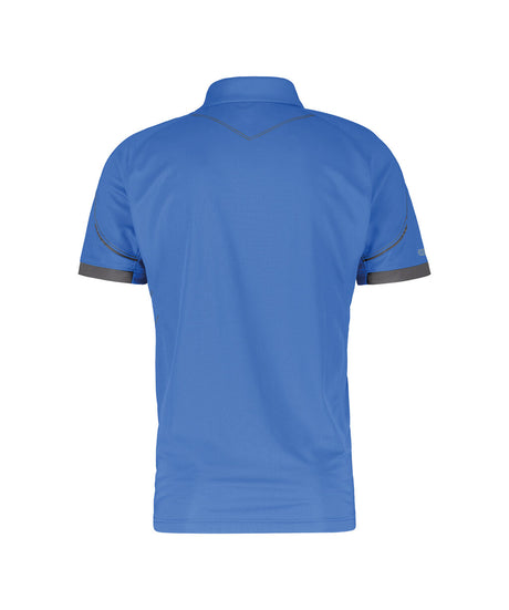 Poloshirt Traxion - Azuurblauw/Antracietgrijs