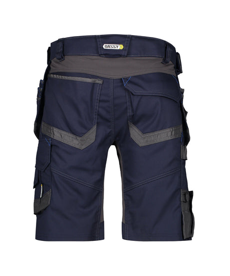 Holsterzakkenshort Trix - Nachtblauw/Antracietgrijs
