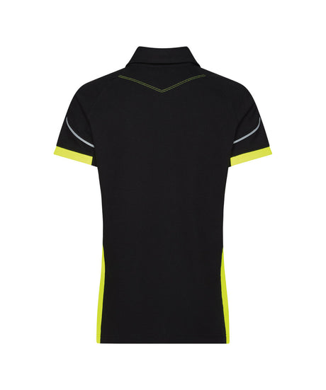 Polo Veracruz Dames - Zwart/Fluogeel
