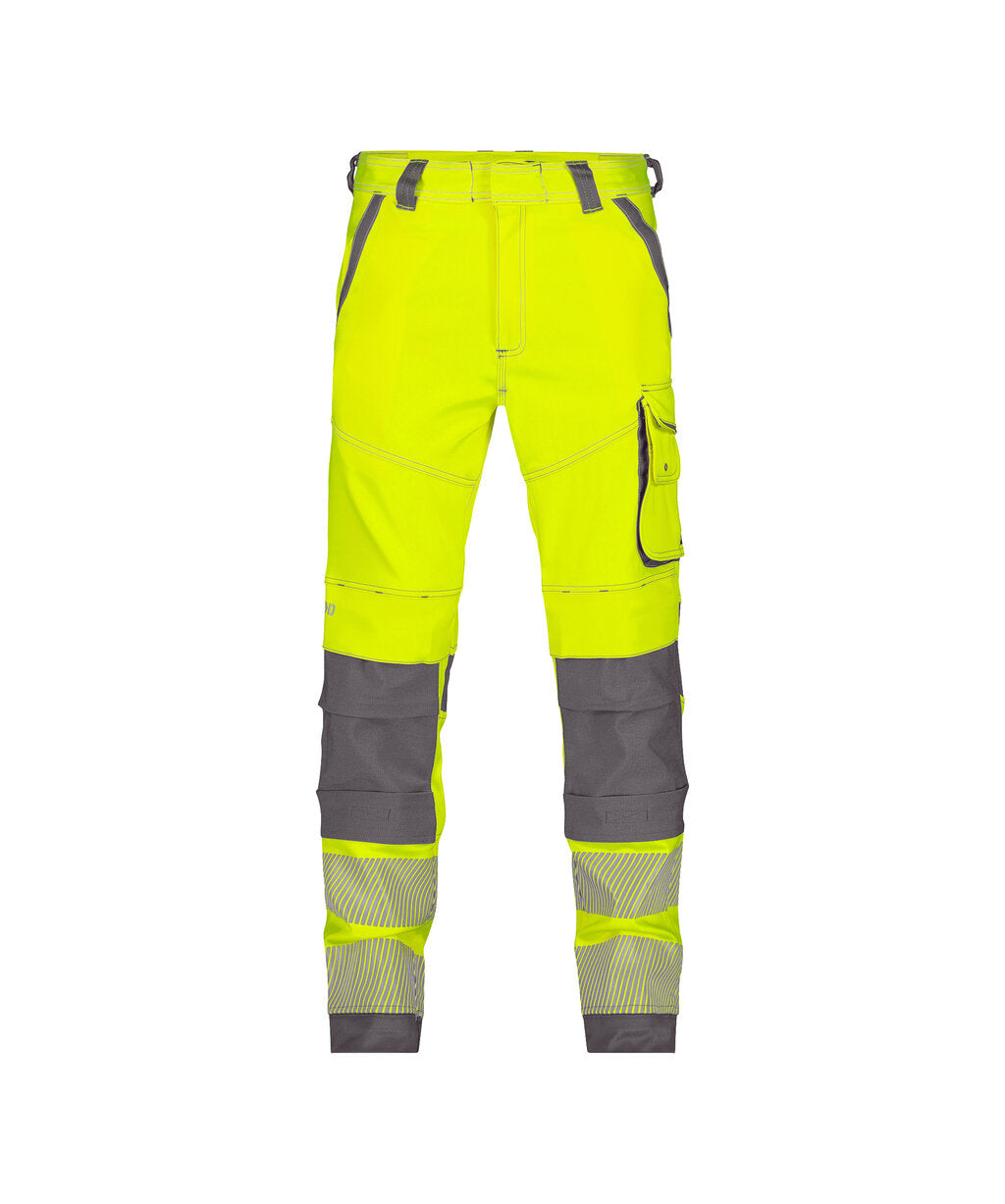 High-Visibility Werkbroek Aruba - Fluogeel/Cementgrijs