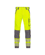 High-Visibility Werkbroek Aruba - Fluogeel/Cementgrijs